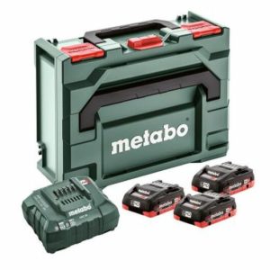 Metabo 685133000 18V LiHD Accu Starterset (3x LiHD 4.0Ah) + Lader In MetaBOX