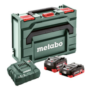 Metabo 685136000 18V LiHD Accu Starterset (1x 4.0Ah + 1x 5.5Ah Accu) + Lader In MetaBox