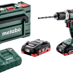 Metabo BS 18 L BL 18V Li-Ion Accu Boorschroefmachine Set (2x 4.0Ah LiHD Accu) In MetaBOX