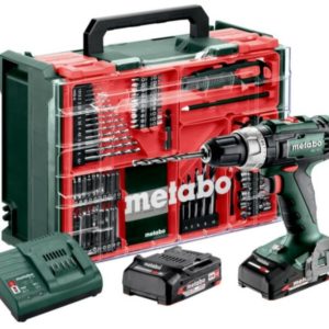 Metabo BS 18 L Set 18V Li-Ion Accu Boor-/schroefmachine Set In Koffer