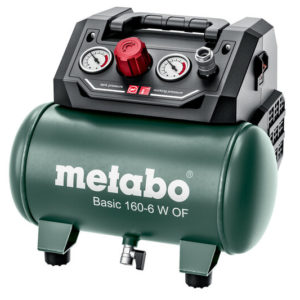 Metabo Basic 160-6 W OF Compressor - 8 Bar - 6L - 55 L/min