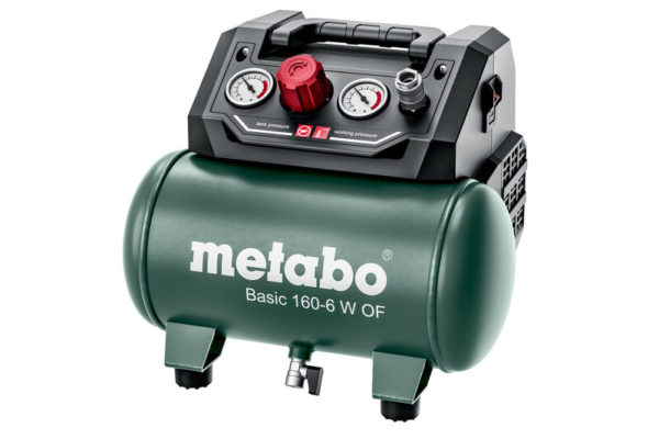 Metabo Basic 160-6 W OF Compressor - 8 Bar - 6L - 55 L/min