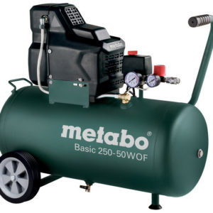 Metabo Basic 250-50 W OF Compressor - 1500W - Olievrij - 8 Bar - 50L - 100 L/min