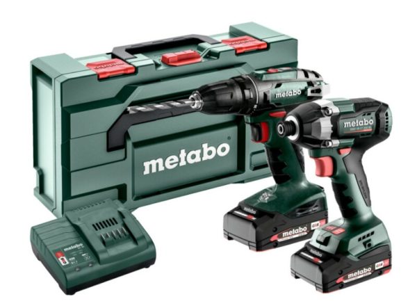 Metabo Combo Set 2 8 1 Li-Ion Accu Combiset In MetaBox (2x 2.0Ah)