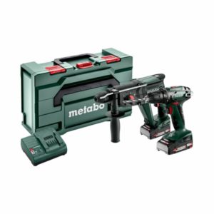 Metabo Comboset 2.3.2. 18V Li-ion Accu Schroefboormachine En Combihamer Set (2x2.0Ah) In MetaBOX