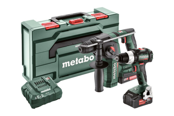 Metabo Comboset 2.5.2 18V Li-Ion Accu Accuboor (BS18LT BL)&Boorhamer (BH18LTX BL) Combiset (1x 2