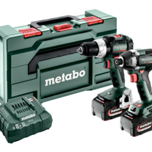 Metabo Comboset 2.8.8. 18V Li-ion Accu Klopboormachine En Slagmoersleutel Set (2x5.2Ah) In MetaBOX