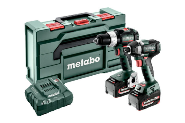 Metabo Comboset 2.8.8. 18V Li-ion Accu Klopboormachine En Slagmoersleutel Set (2x5.2Ah) In MetaBOX