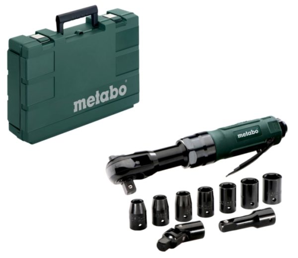 Metabo DRS 68 SET 1/2"Perslucht Haakse Slagmoersleutel In Koffer - 68Nm - 220 L/min - 1/2"