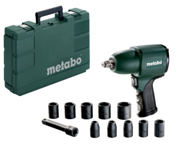 Metabo DSSW 360 SET 1/2"Perslucht Slagmoersleutel In Koffer - 360Nm - 360 L/min - 1/2"