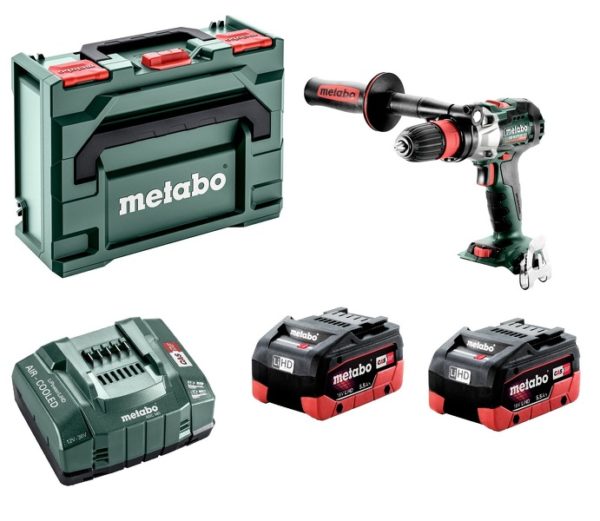 Metabo GB 18 LTX BL Q I 18V Li-ion Accu Boor-/schroefmachine Set (2 X 5.5 LiHD Ah) In MetaBox - Koolborstelloos - 602362660