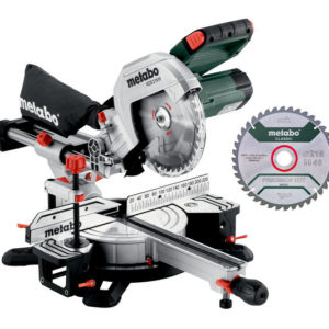 Metabo KGS 216 M Afkortzaag - 1500W - 216 X 30mm - Quick Hendel - Met Extra Zaagblad