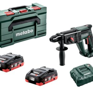 Metabo KH 18 LTX 24 18V Li-ion Accu Combihamer Set (2x4.0Ah LiHD Accu) In Metabox