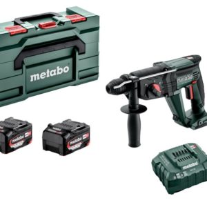 Metabo KH 18 LTX 24 18V Li-ion Accu Combihamer Set (2x5.2Ah Li-Power Accu) In Metabox