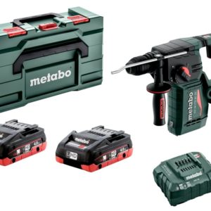 Metabo KH 18 LTX BL 24 18V Li-ion Accu Combihamer Set (2x4.0Ah LiHD Accu) In Metabox