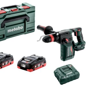 Metabo KH 18 LTX BL 24 Q 18V Li-ion Accu Combihamer Set (2x4.0Ah LiHD Accu) In Metabox