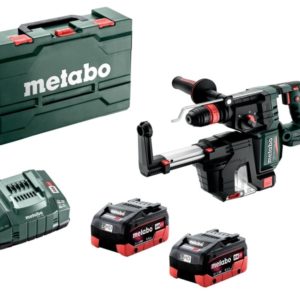 Metabo KH 18 LTX BL 28 Q Set ISA 18V Li-ion Accu Combihamer Set (2x5.5Ah LiHD Accu) In Metabox