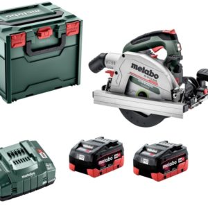 Metabo KS 18 LTX 66 BL 18V Li-ion Accu Cirkelzaag Set (2 X 5.5 LiHD Ah) In MetaBox - Koolborstelloos - 611866660