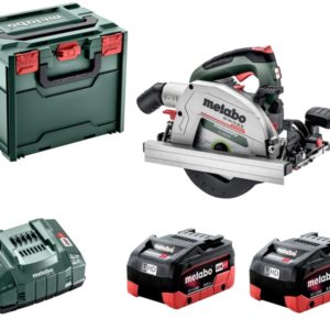 Metabo KS 18 LTX 66 BL 18V Li-ion Accu Cirkelzaag Set (2 X LiHD 8.0 Ah) In MetaBox - Koolborstelloos - 611866810