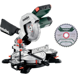 Metabo KS 216 M Afkortzaag - 1350W - 216 X 30mm - Quick Hendel - Met Extra Zaagblad