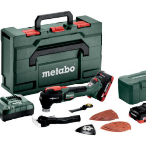 Metabo MT 18 LTX BL QSL 18V Li-ion Accu Multitool Set (2x 4.0Ah LiHD Accu) + Accessoires In MetaBox - Koolborstelloos - Snelwissel