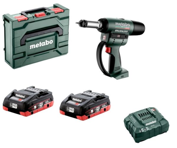 Metabo NMP 18 LTX BL M10 18V Li-ion Accu Klinkmoerpistool Set (2x4.0Ah LiHD Accu) In Metabox