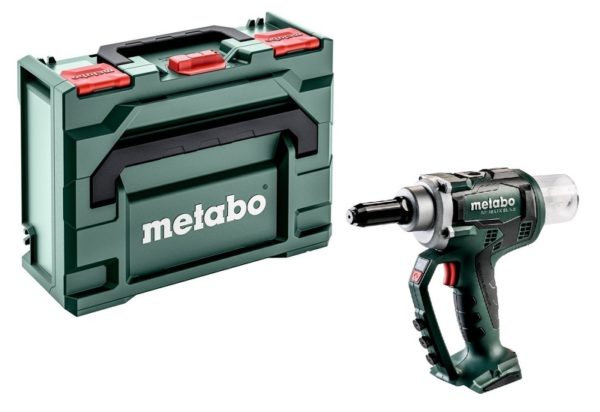 Metabo NP 18 LTX BL 5.0 18V Li-Ion Accu Blindnietpistool Body In MetaBox - Koolborstelloos - 2.4-5mm