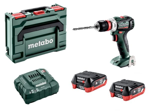 Metabo PowerMaxx BS 12 BL Q 12V LiHD Accu Boor-/schroefmachine Set (2x 4