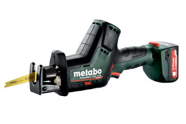 Metabo PowerMaxx SSE 12 BL 12V Li-Ion Accu Reciprozaag Set (2x 2