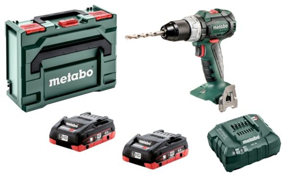 Metabo SB 18 LT BL 18V LiHD Accu Klopboor-/schroefmachine Set (2x 4