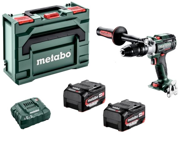 Metabo SB 18 LTX-3 BL I Metal 18V LiHD Accu Klopboormachine Set (2x 5.2Ah) In Metabox - 130Nm - 68mm