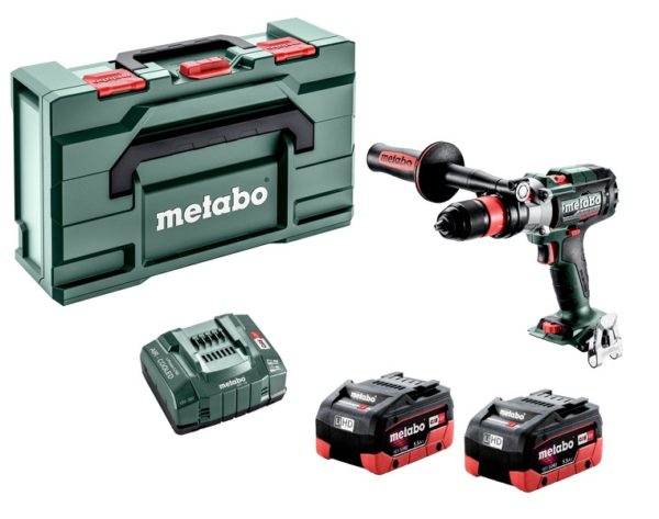 Metabo SB 18 LTX-3 BL Q I 18V LiHD Accu Klopboormachine Set (2x 5.5Ah) In Metabox - 130Nm - 68mm