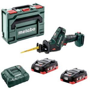 Metabo SSE 18 LTX Compact 18V Accu Reciprozaag Set In MetaBox (2x 4