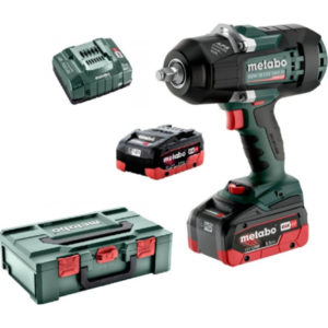 Metabo SSW 18 LTX 1450 BL 18V Li-ion Accu Slagmoersleutel Set (2x5.5Ah LiHD Accu) In Metabox