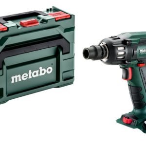 Metabo SSW 18 LTX 400 BL Basic 18V Li-Ion Accu Slagmoersleutel Body In MetaBox - 400Nm - 1/2"- Koolborstelloos