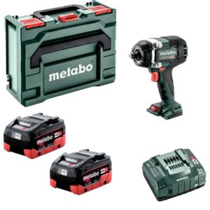 Metabo SSW 18 LTX 800 BL 18V Li-ion Accu Slagmoersleutel Set (2x 5.5Ah) In Metabox - 800Nm