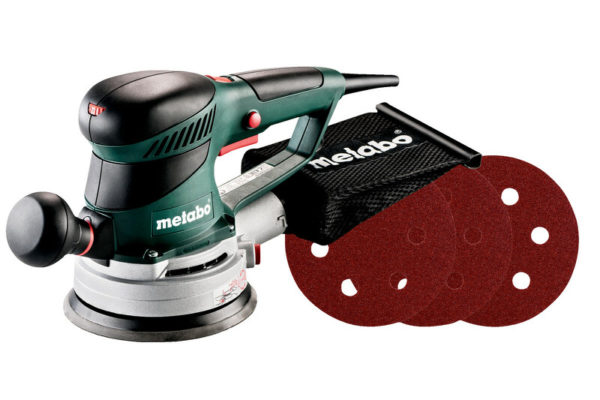 Metabo SXE 450 TurboTec Excentrische Schuurmachine Met Schuurpapier - 350W - 150mm - Variabel