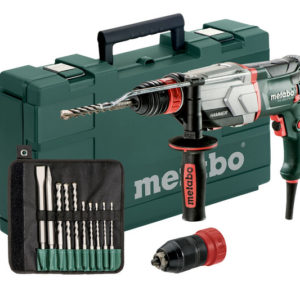 Metabo UHE 2660-2 Quick Set SDS-plus Combihamer Incl. 10 Delig Boor- En Beitelset In Koffer - 800W - 2.8J