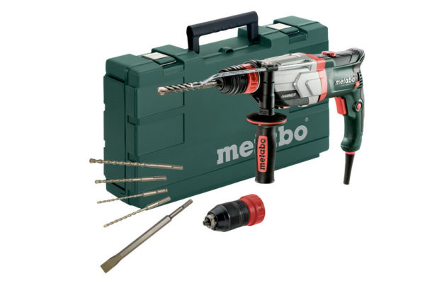 Metabo UHEV 2860-2 Quick Set SDS-plus Combihamer Incl. 5 Delig Boor- En Beitelset In Koffer - 1100W - 3.4J