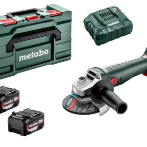 Metabo W 18 L 9-125 Quick 18V Li-Ion Accu-slijper Set (2x Li-Power 5.2Ah) In MetaBox