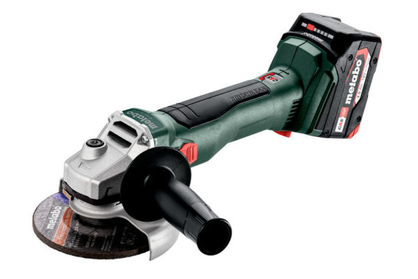 Metabo W 18 L BL 9-125 18V Li-Ion Accu Haakse Slijper Set (2x 4