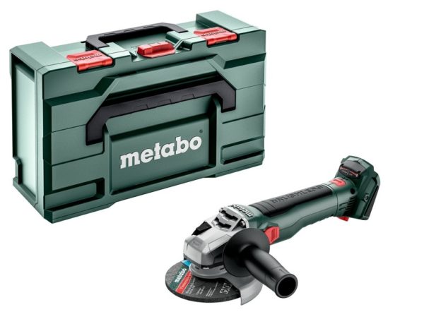 Metabo W 18 LT BL 11-125 18V Li-ion Accu Haakse Slijper Body In MetaBox - 125 Mm