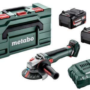 Metabo WB 18 LT BL 11-125 Quick 18V Li-Ion Accu-slijper Set (2x 5.2Ah) In MetaBox