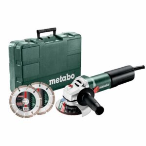 Metabo WEQ 1400-125 Kleine Haakse Slijper Incl. Diamantzaagblad In Koffer - 1400W - 125mm