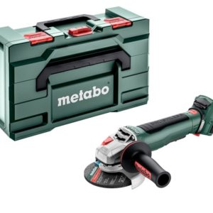 Metabo WPB 18 LT BL 11-125 Quick 18V Li-ion Accu Haakse Slijper Body In MetaBox - 125 Mm