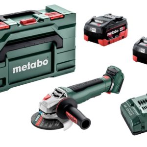 Metabo WPB 18 LT BL 11-125 Quick 18V Li-ion Accu Haakse Slijper Set (2x LiHD 5.5Ah) In MetaBox