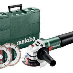 Metabo WQ 1100-125 Haakse Slijper In Koffer Incl. 2 Diamantzaagbladen - 1100W - 125mm