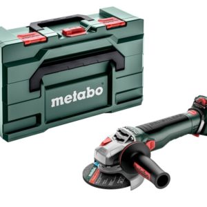 Metabo WVB 18 LT BL 11-125 Quick 18V Li-ion Accu Haakse Slijper Body In MetaBox - 125 Mm