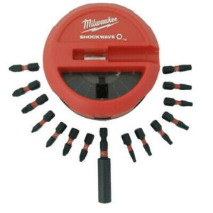 Milwaukee Bitset Shockwave Puck 15 Delig