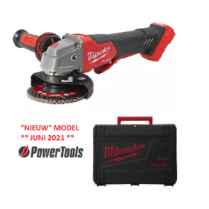 Milwaukee M18 FSAGV 115 XPDB-0X Haakse Slijper Met Koffer + Toerental Regeling 115MM